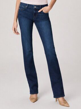 Paige High Waist Manhattan Boot Cut Jeans Size 28